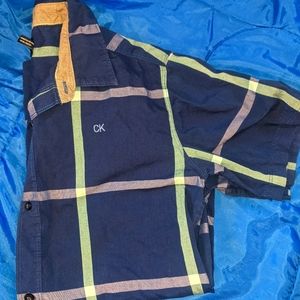 Boys XL Calvin Klein Button Down Dress Shirt
